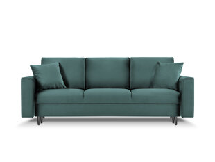 Трехместный диван Mazzini Sofas Cartadera, зеленый/черный цена и информация | Диваны | 220.lv