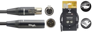 Stagg, 4pin MiniXLR M/F, 1.5 м цена и информация | Кабели и провода | 220.lv