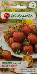 Tomāti augstie Black Cherry, 2 gb cena un informācija | Dārzeņu, ogu sēklas | 220.lv