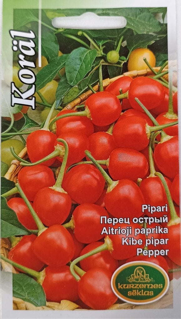 Pipari Koräl, 2 gb цена и информация | Dārzeņu, ogu sēklas | 220.lv