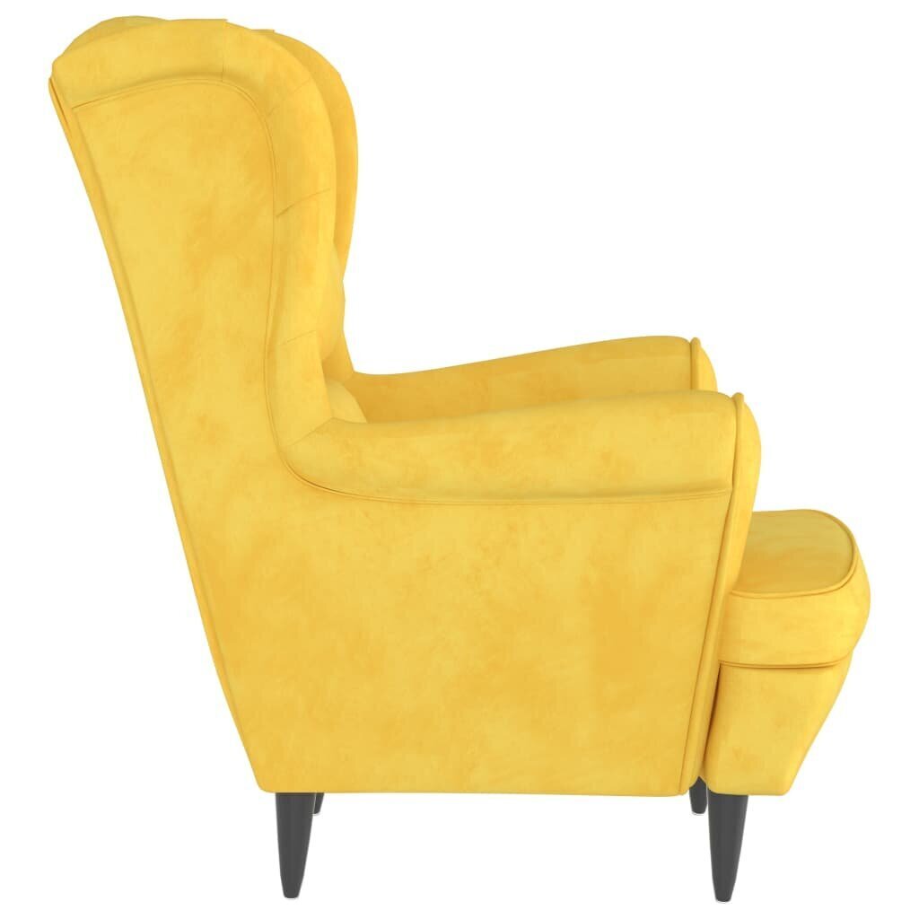 Krēsls, sinepju dzeltens цена и информация | Atpūtas krēsli | 220.lv