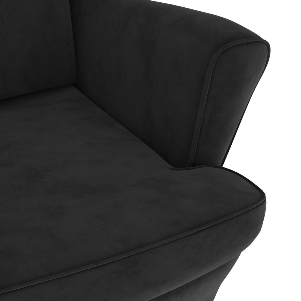 Krēsls, melns цена и информация | Atpūtas krēsli | 220.lv