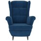 Krēsls, zils cena un informācija | Atpūtas krēsli | 220.lv