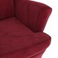 Krēsls, vīna sarkans cena un informācija | Atpūtas krēsli | 220.lv