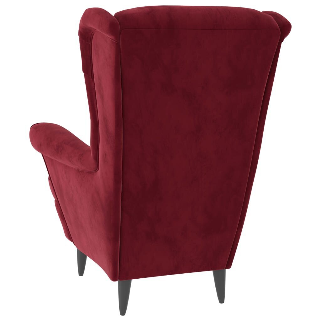 Krēsls, vīna sarkans cena un informācija | Atpūtas krēsli | 220.lv