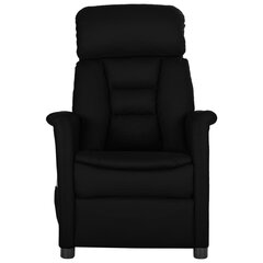 Atgāžamais masāžas krēsls vidaXL, melns cena un informācija | Atpūtas krēsli | 220.lv
