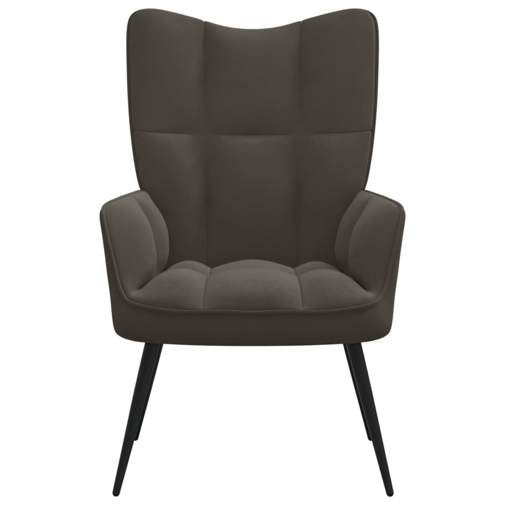 Atpūtas krēsls vidaXL, tumši pelēks cena un informācija | Atpūtas krēsli | 220.lv