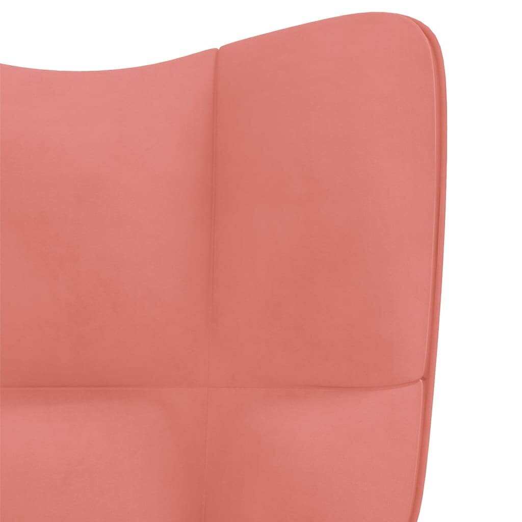 Atpūtas krēsls vidaXL, rozā cena un informācija | Atpūtas krēsli | 220.lv