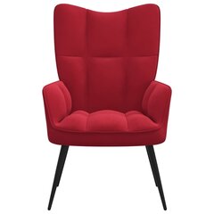 Atpūtas krēsls vidaXL, vīna sarkans cena un informācija | Atpūtas krēsli | 220.lv