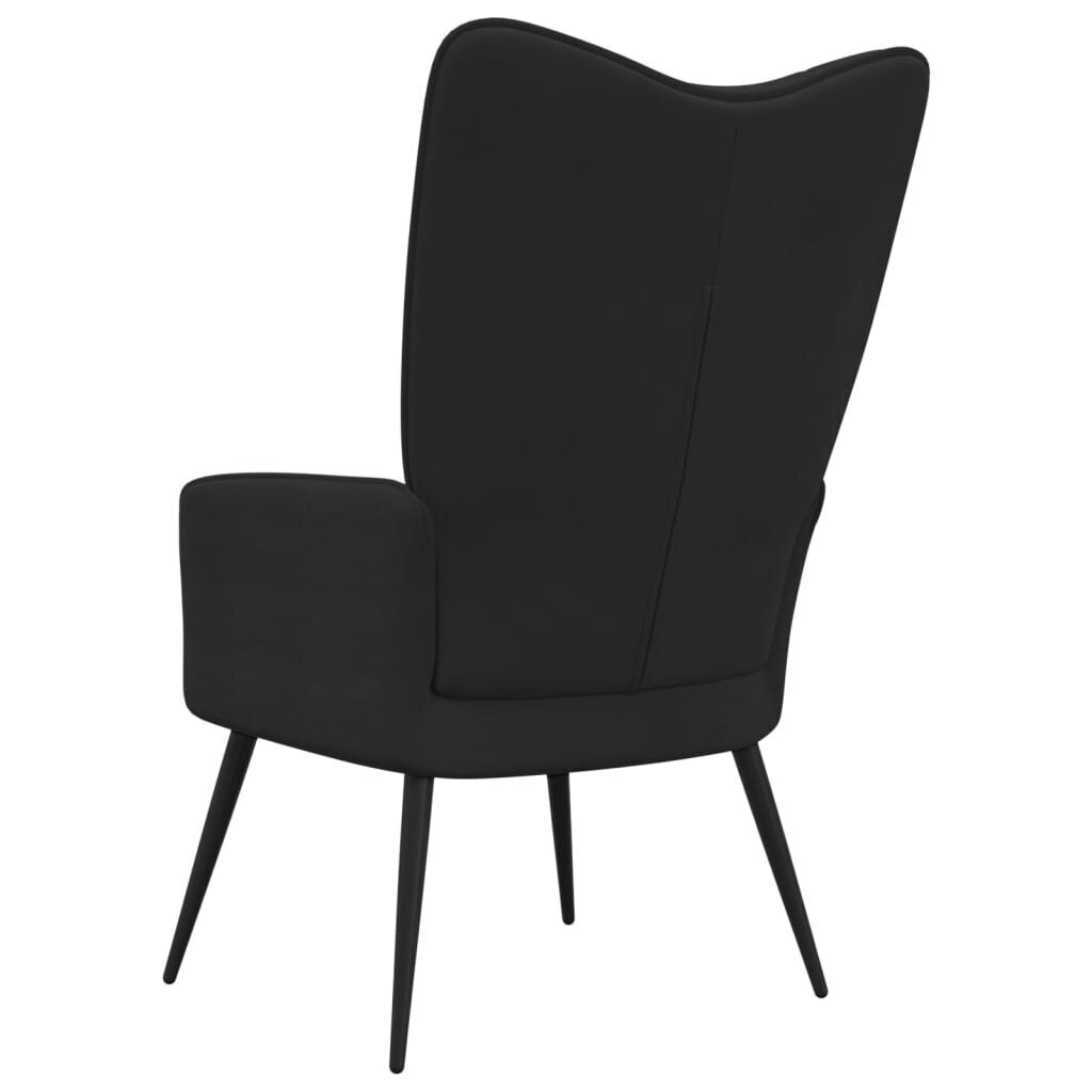 Atpūtas krēsls vidaXL, melns цена и информация | Atpūtas krēsli | 220.lv