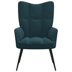 Atpūtas krēsls vidaXL, zils cena un informācija | Atpūtas krēsli | 220.lv
