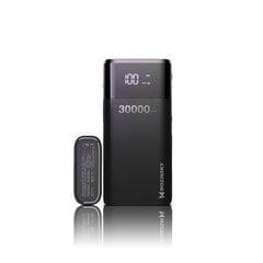 Wozinsky power bank 4 x USB 30000 mAh with LCD display 4 A black, WPB-001BK цена и информация | Зарядные устройства Power bank | 220.lv