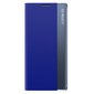 Telefona vāciņš Sleep Bookcase Type ar viedo logu priekš Xiaomi Redmi K40 Pro+ / K40 Pro / K40 / Poco F3, zils цена и информация | Telefonu vāciņi, maciņi | 220.lv