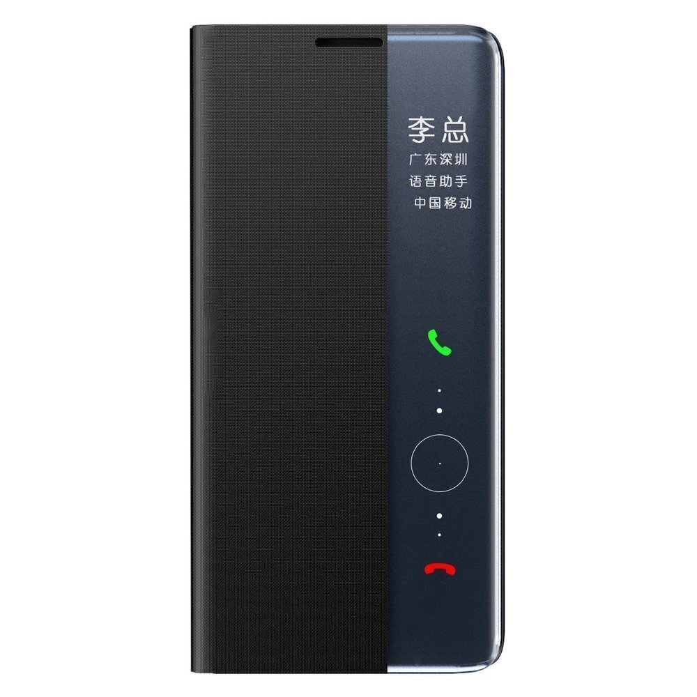 Telefona vāciņš Sleep Bookcase Type ar viedo logu priekš Xiaomi Redmi K40 Pro+ / K40 Pro / K40 / Poco F3, zils cena un informācija | Telefonu vāciņi, maciņi | 220.lv