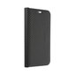 Samsung Galaxy S9 Plus maciņš Luna Book Carbon, melns cena un informācija | Telefonu vāciņi, maciņi | 220.lv