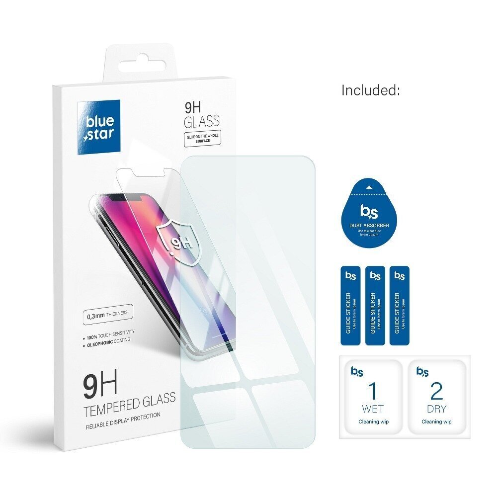 Aizsargstikls Blue Star mobilajam telefonam Samsung Galaxy S21 FE цена и информация | Ekrāna aizsargstikli | 220.lv