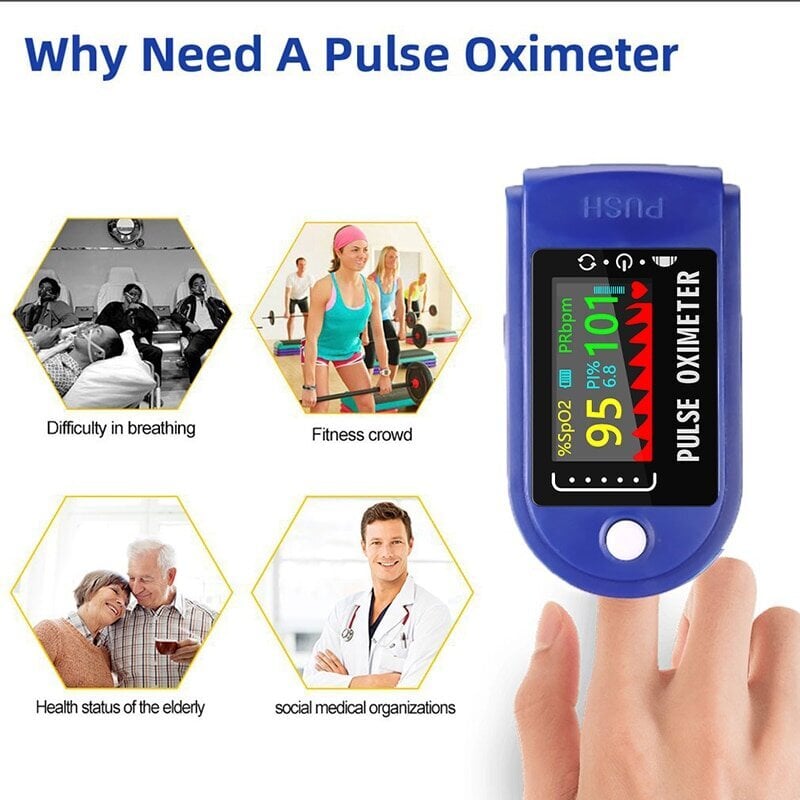 Pulse Oximeter K Davlenie cena un informācija | Asinsspiediena mērītāji | 220.lv