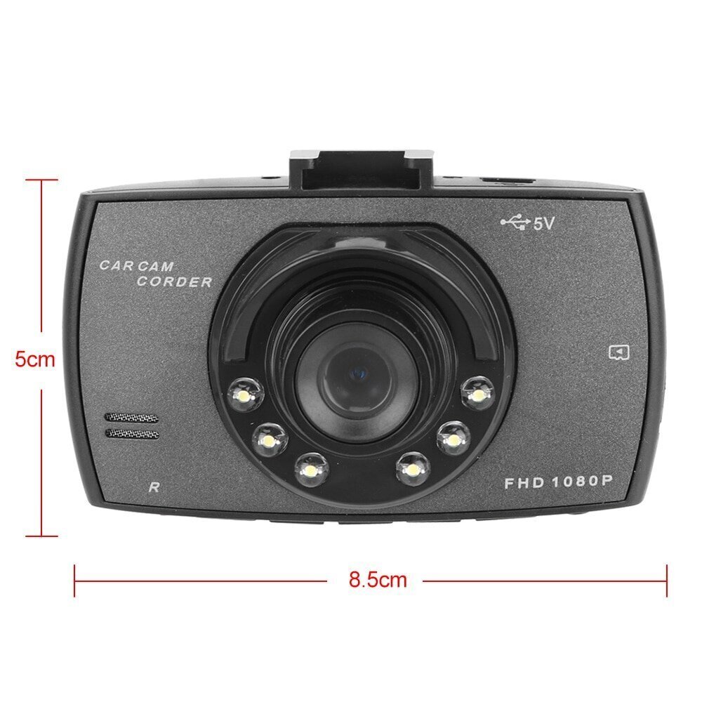 Video reģistrators mašīnas kamera Full HD ar nakts režīmu infrasarkano gaismu cena un informācija | Auto video reģistratori | 220.lv