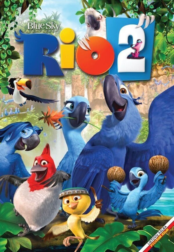 DVD filma "Rio 2 LT vāks" (2014) cena un informācija | Vinila plates, CD, DVD | 220.lv