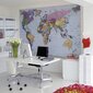 Tapetes Komar 270x188cm 4-050 World Map cena un informācija | Fototapetes | 220.lv