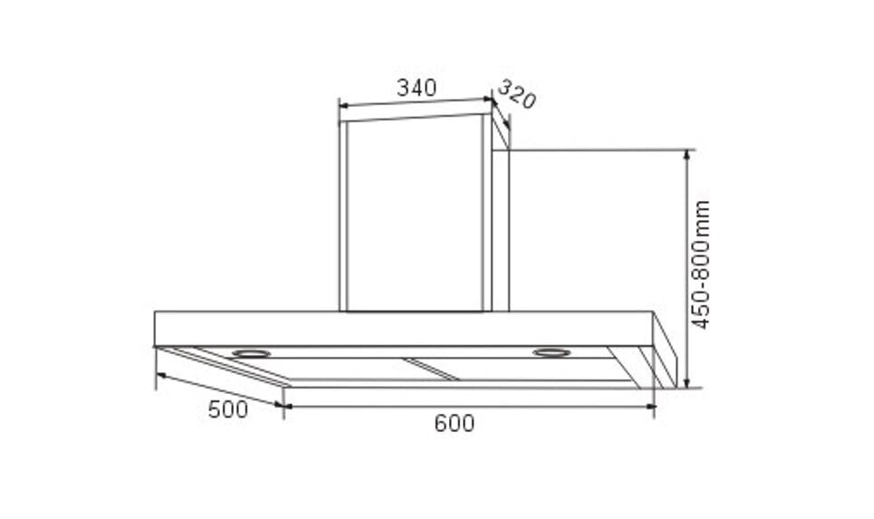 Schlosser H03LCD 60X/1000 цена и информация | Tvaika nosūcēji | 220.lv