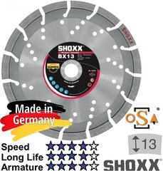 Dimanta disks SHOXX BX13 150x22.2x13mm cena un informācija | Rokas instrumenti | 220.lv