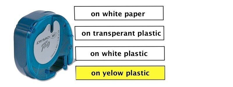 Plastmasas sloksne Letretag, 12 mm cena un informācija | Kancelejas preces | 220.lv