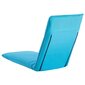 Saliekams sauļošanās zvilnis vidaXL, zils cena un informācija | Sauļošanās krēsli | 220.lv