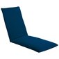 Saliekams sauļošanās zvilnis vidaXL, tumši zils cena un informācija | Sauļošanās krēsli | 220.lv