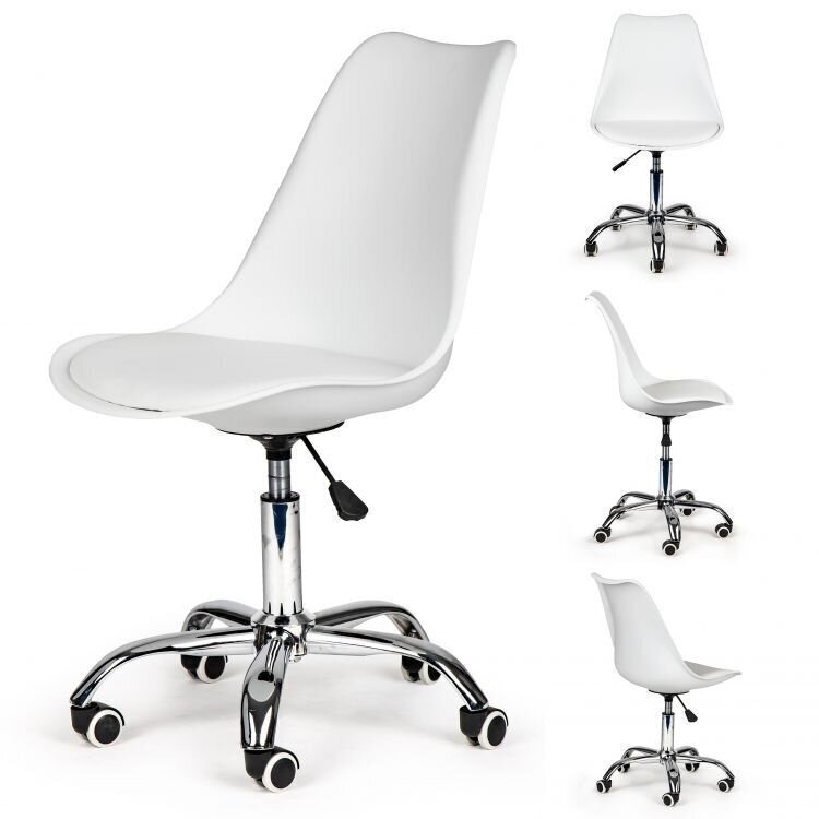Biroja krēsls Modern Office, balts cena un informācija | Biroja krēsli | 220.lv