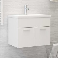 Izlietnes skapītis vidaXL, 60x38.5x46 cm, balts цена и информация | Шкафчики для ванной | 220.lv
