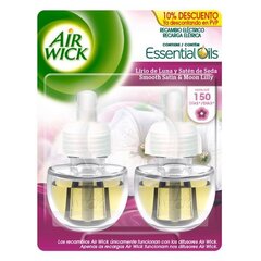 Air Wick Duplo Lirio de Luna elektriskā gaisa atsvaidzinātāja pildviela 2 x 19 ml cena un informācija | Gaisa atsvaidzinātāji | 220.lv