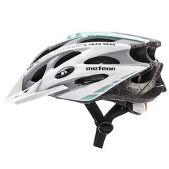 Шлем Meteor MV29 Drizzle, белый/зеленый цена и информация | Шлемы | 220.lv