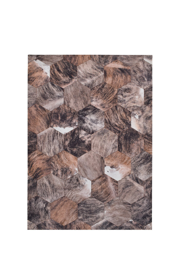 Vercai Rugs paklājs Nova Patch, brūns – dažādi izmēri, Vercai Rugs vaip Nova Patch, pruun, 80 x 150 cm cena un informācija | Paklāji | 220.lv