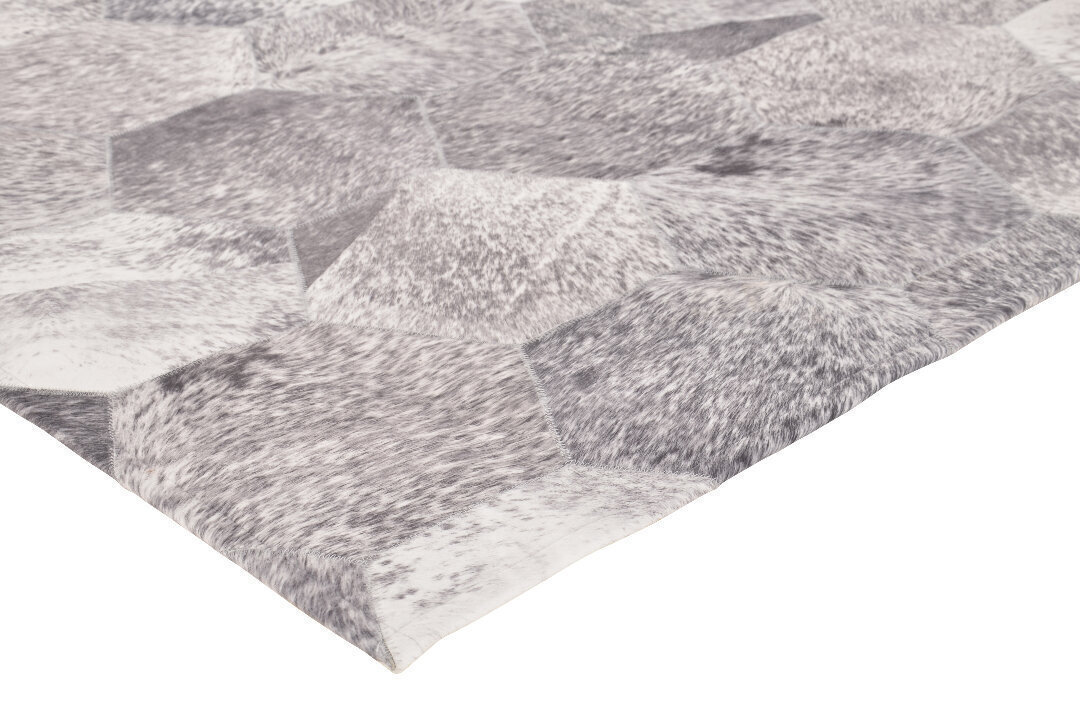 Vercai Rugs paklājs Nova Patch, pelēks – dažādi izmēri, Vercai Rugs vaip Nova Patch, hall, 160 x 230 cm cena un informācija | Paklāji | 220.lv