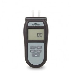 Цифровой дифференциальный измеритель давления - манометр ETI 9202 цена и информация | Измерители влажности, температуры, pH, ORP | 220.lv