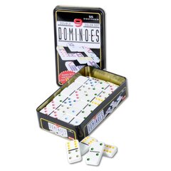 Galda spēle Domino 9, metāla kārbā цена и информация | Настольные игры, головоломки | 220.lv