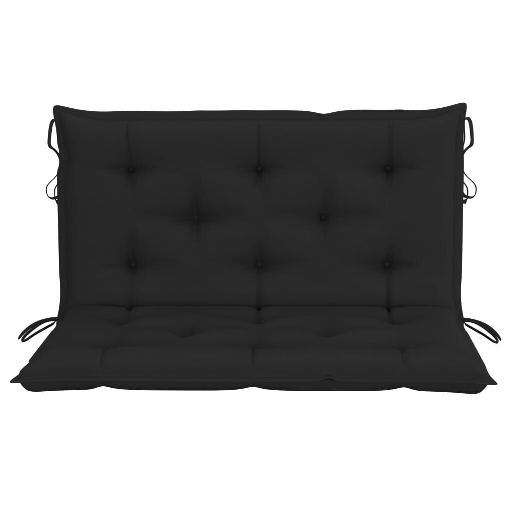 Šūpuļkrēsla matracis vidaXL, melns, 100 cm cena un informācija | Krēslu paliktņi | 220.lv