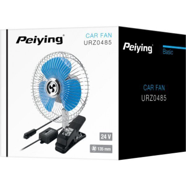 Peiying 24V Automašīnas Ventilators cena un informācija | Auto 12V el. piederumi | 220.lv