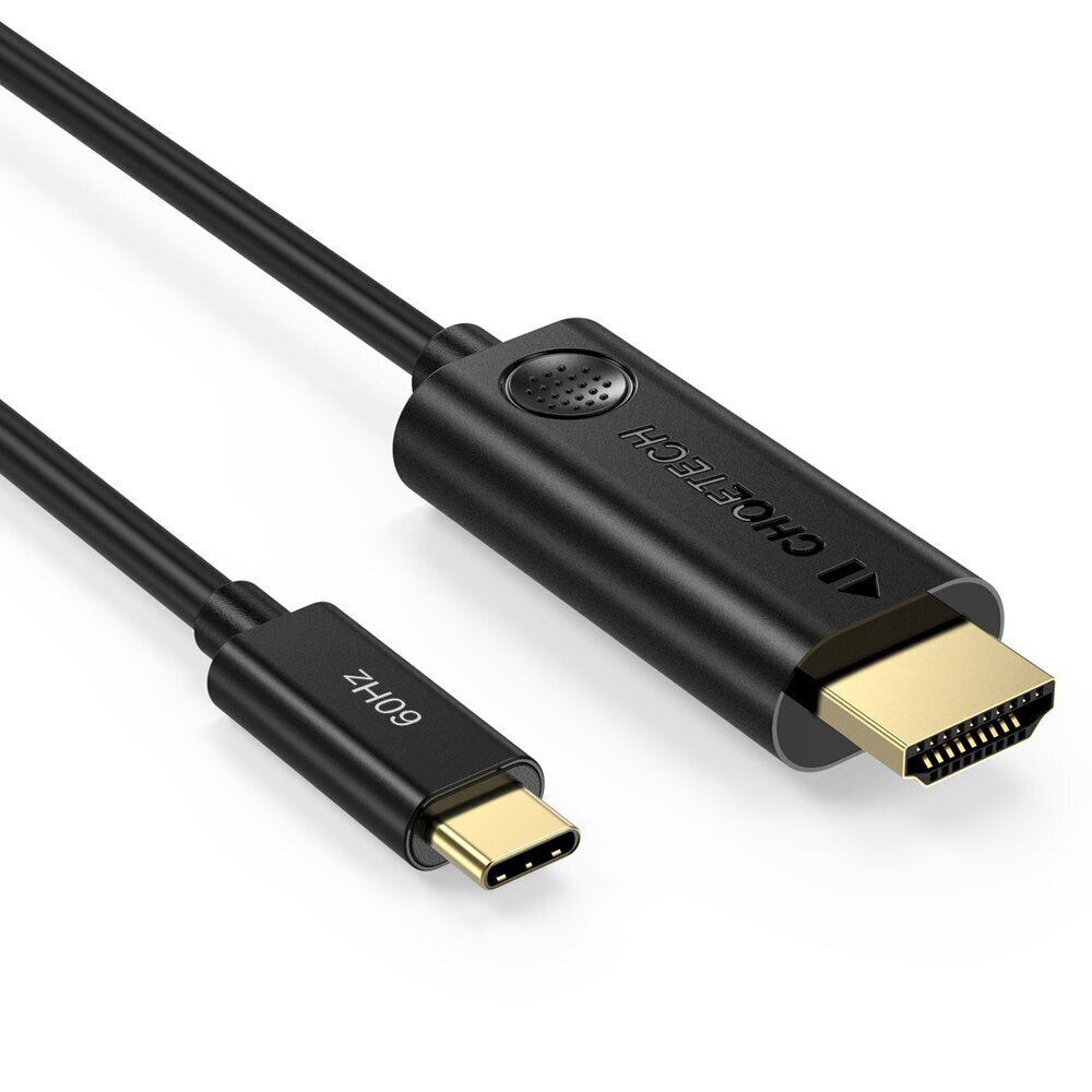 Kabelis Choetech unidirectional adapter cable USB Type C adapter (male) to HDMI 2.0 (male) 4K 60Hz 1.8m (CH0019) цена и информация | Savienotājkabeļi | 220.lv