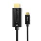 Kabelis Choetech unidirectional adapter cable USB Type C adapter (male) to HDMI 2.0 (male) 4K 60Hz 1.8m (CH0019) cena un informācija | Savienotājkabeļi | 220.lv