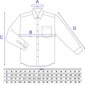 Vīriešu krekls NORDIC, taisns siluets - Ar garām piedurknēm 7096-50 цена и информация | Vīriešu krekli | 220.lv