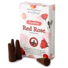 Ароматические конусы STAMFORD BACKFLOW Red Rose цена и информация | Ароматы для дома | 220.lv