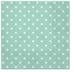 Салфетки Dots mint, 33x33 см цена и информация | Скатерти, салфетки | 220.lv