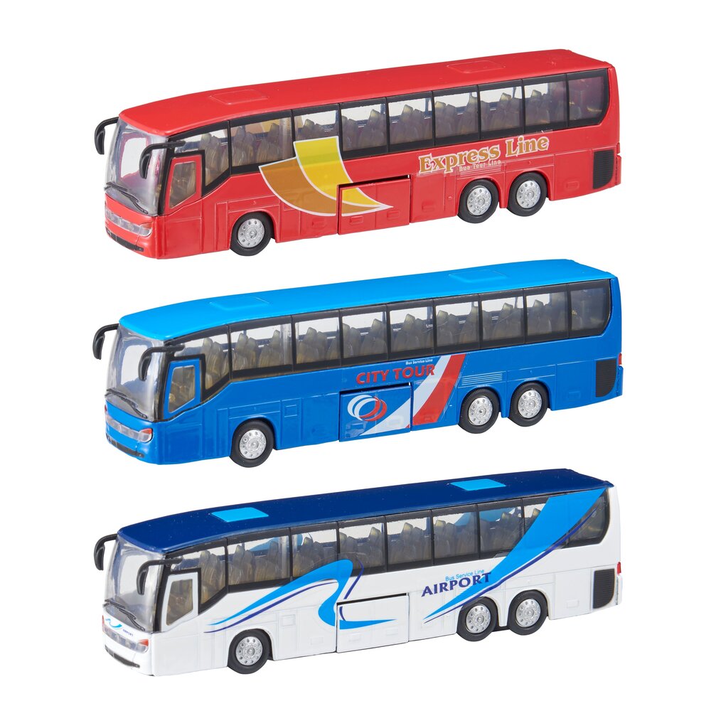 TEAMSTERZ Miesto autobusas, 12,5 cm cena un informācija | Rotaļlietas zēniem | 220.lv