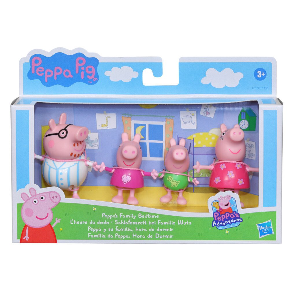 PEPPA PIG Rotaļu komplekts Ģimene, 4gab цена и информация | Rotaļlietas meitenēm | 220.lv