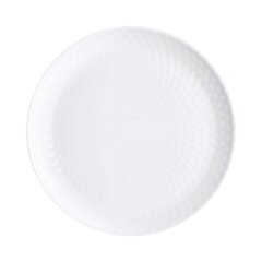 Balts pusdienu šķīvis, Pampille, 25 cm cena un informācija | Trauki, šķīvji, pusdienu servīzes | 220.lv
