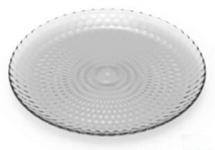 Прозрачная обеденная тарелка, Pampille, 24 см цена и информация | Посуда, тарелки, обеденные сервизы | 220.lv
