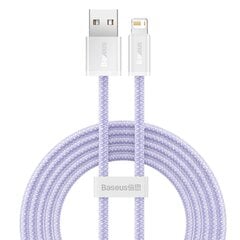 Telefona vads Baseus Dynamic cable USB to Lightning, 2.4A, 2m, violets цена и информация | Кабели для телефонов | 220.lv