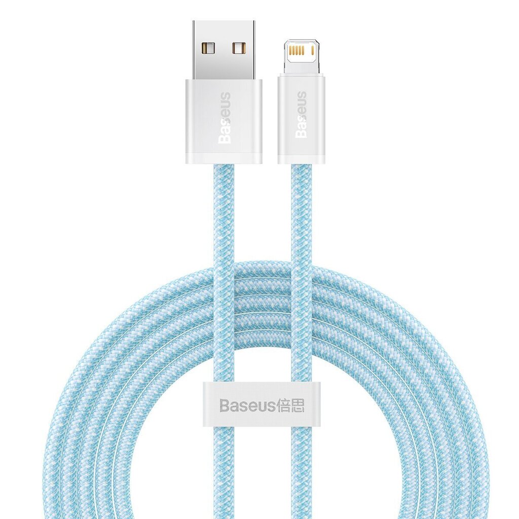 Telefona vads Baseus Dynamic cable USB to Lightning, 2.4A, 2m , zils цена и информация | Savienotājkabeļi | 220.lv